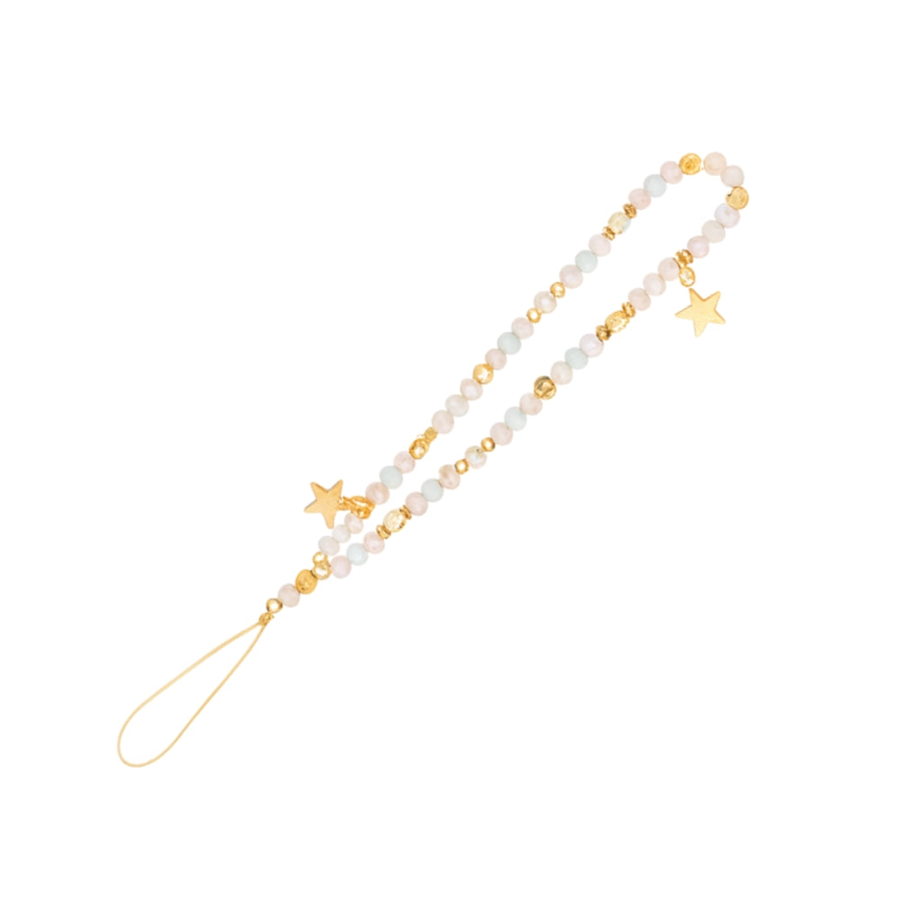 Beaded Star Lanyard Strap